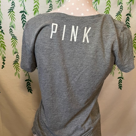 Size Small PINK Victoria’s Secret Silver Shirt - Cardinals Baseball B2 - Picture 3 of 3